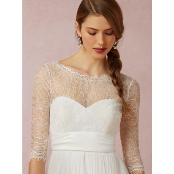 Jenny Yoo Tops - 🔥Stunning bridal party lace reversible topper 🔥